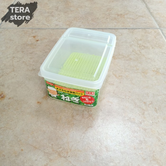 Daiso Wadah Tempat Simpan Potongan Daun Bawang Shopee Indonesia