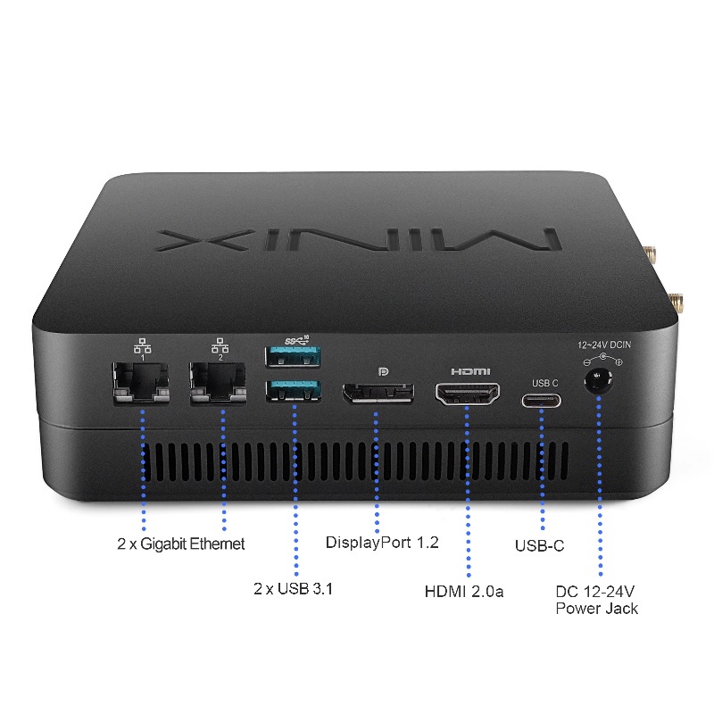 MINIX NEO NGC-5 PRO - RAM 8GB ROM 256GB Mini PC Windows 11 Pro 64-bit - MINI PC TERBARU WINDOWS 11 PRO DARI MINIX