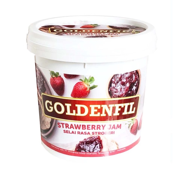 

Goldenfil Strawberry Jam Selai strawberry 1 kg