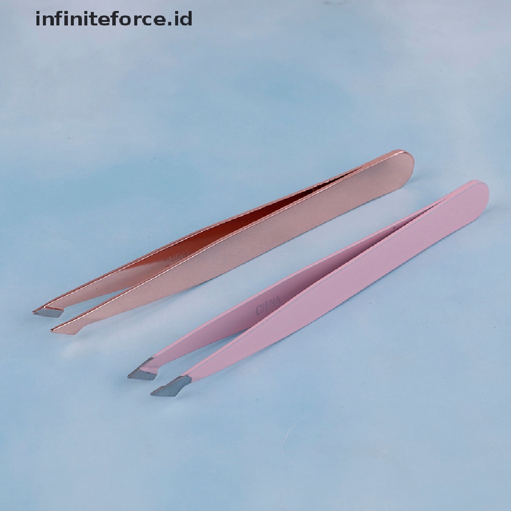 Infiniteforce.id Pinset Stainless Steel Untuk Mencabut Alis / Bulu Wajah