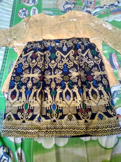 Qnunbatik Batik Family/keluarga Rok N Blus Viona Kidang