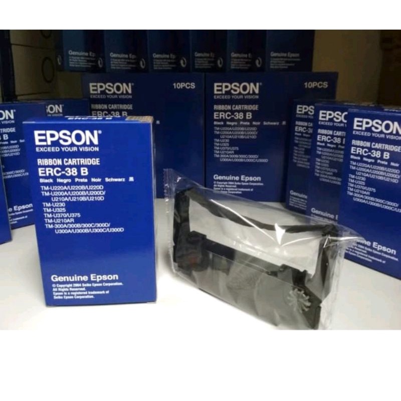 RIBBON CARTRIDGE PITA EPSON ERC-38 B ORIGINAL BLACK