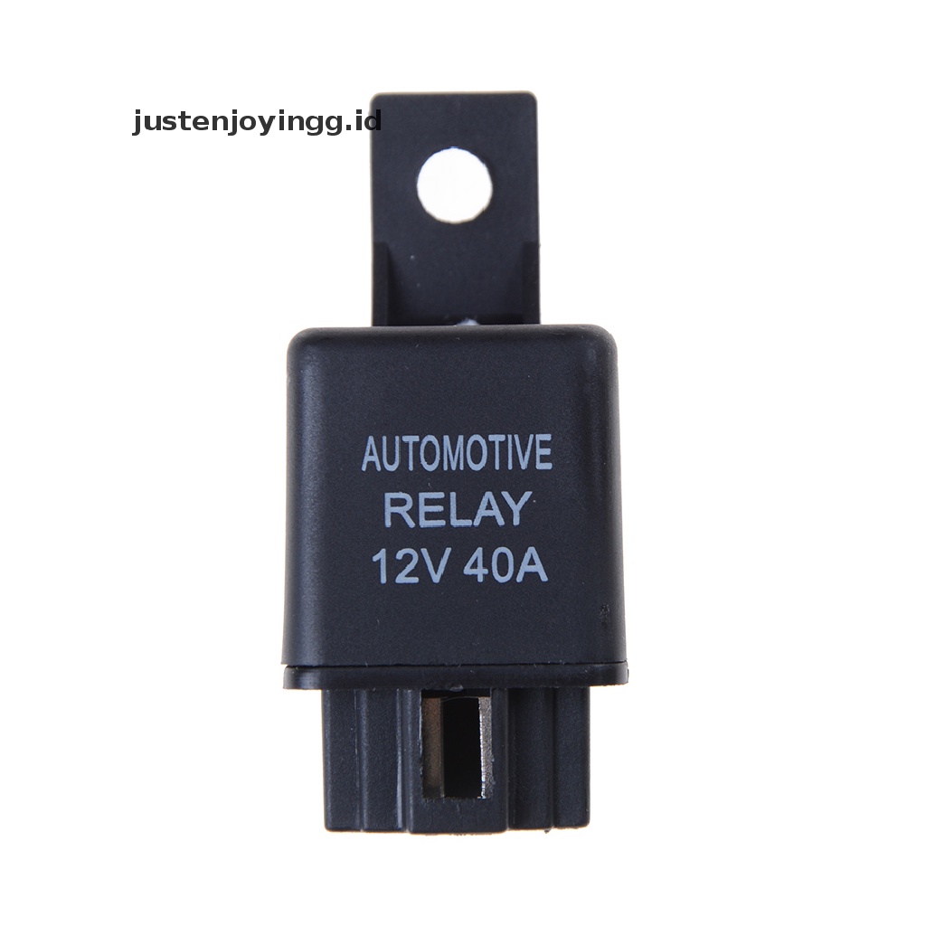 Justenjoyingg.id / 12V 40A relay Alarm SPST 4 Pin Dengan socket relay Untuk Mobil