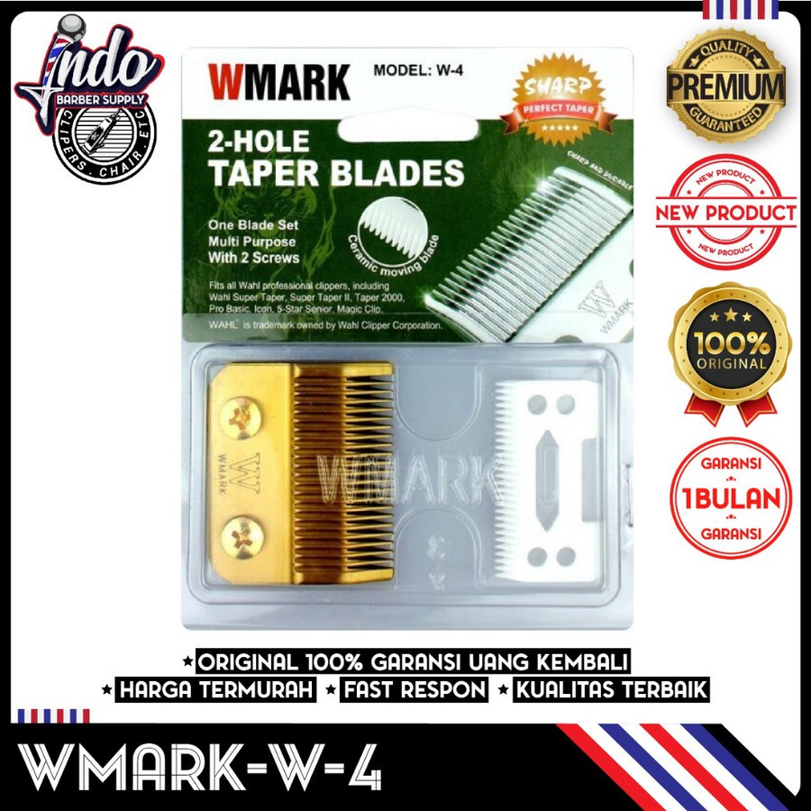 MATA PISAU BISA UNTUK WAHL / ANDIS / KEMEI / WMARK / CERAMIC BLADES W 4 / W-4 / W4