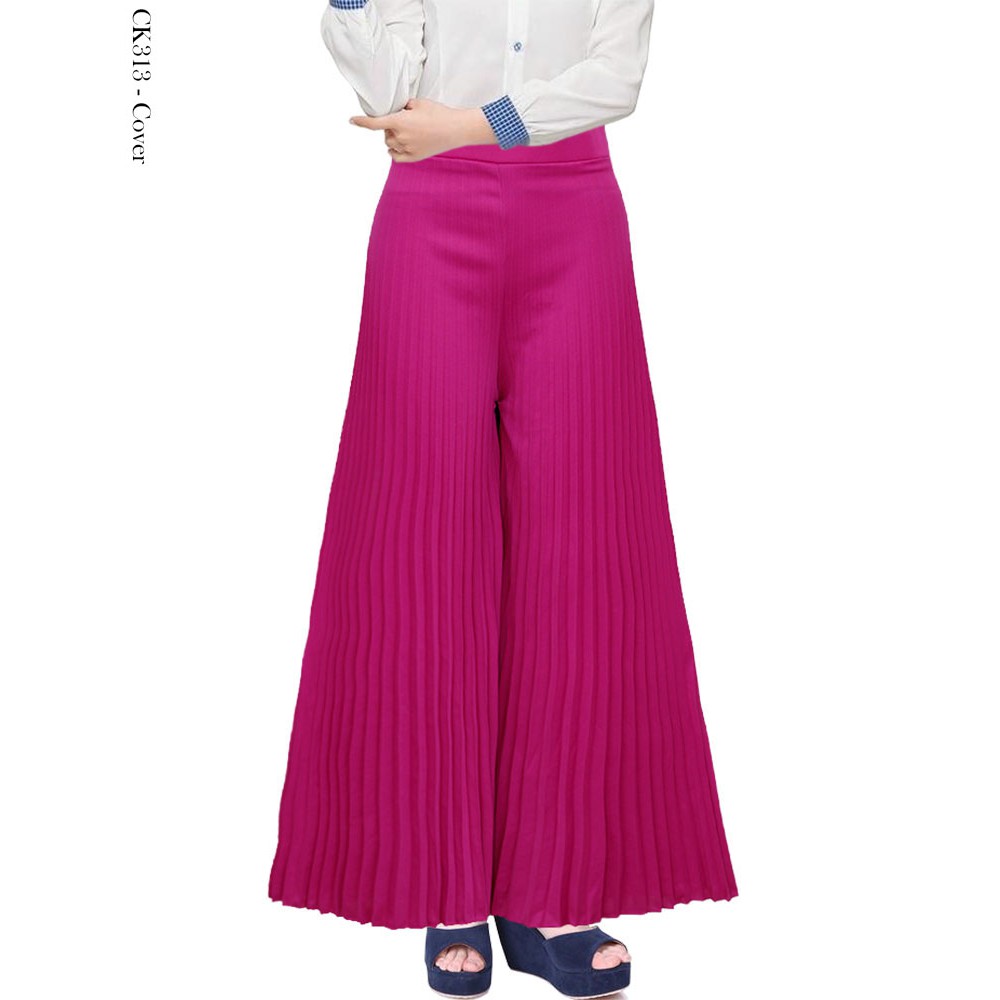 Celana kulot plisket ck313