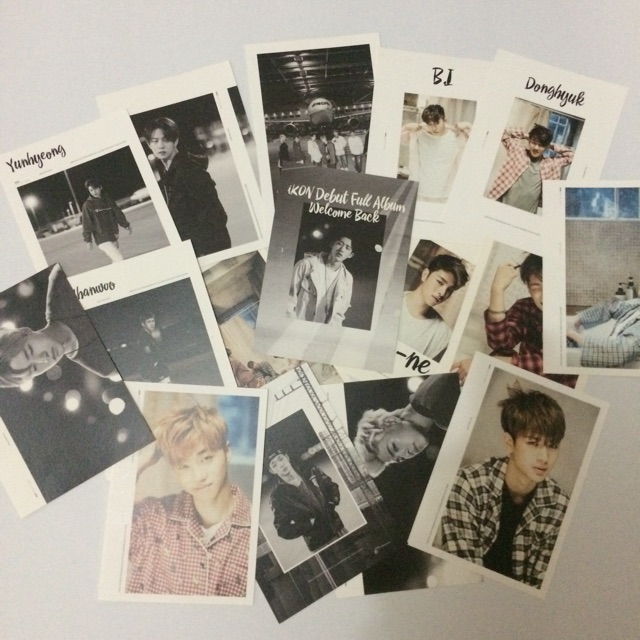 IKON OFFICIAL POSTCARD from WELCOME BACK ALBUM