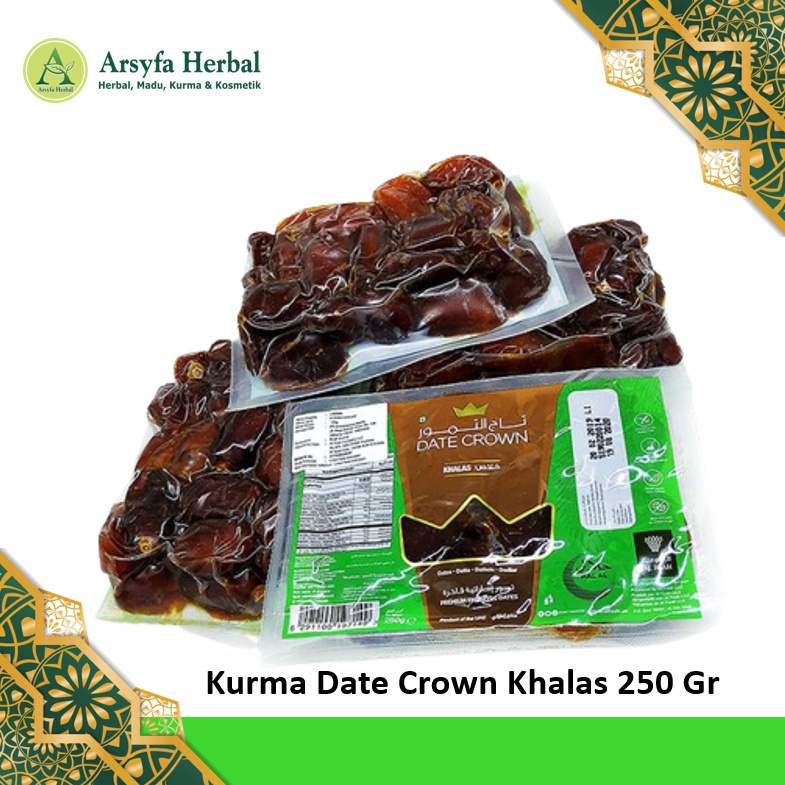 

Kurma Date Crown Khalas 250 Gram - Kemasan Vakum