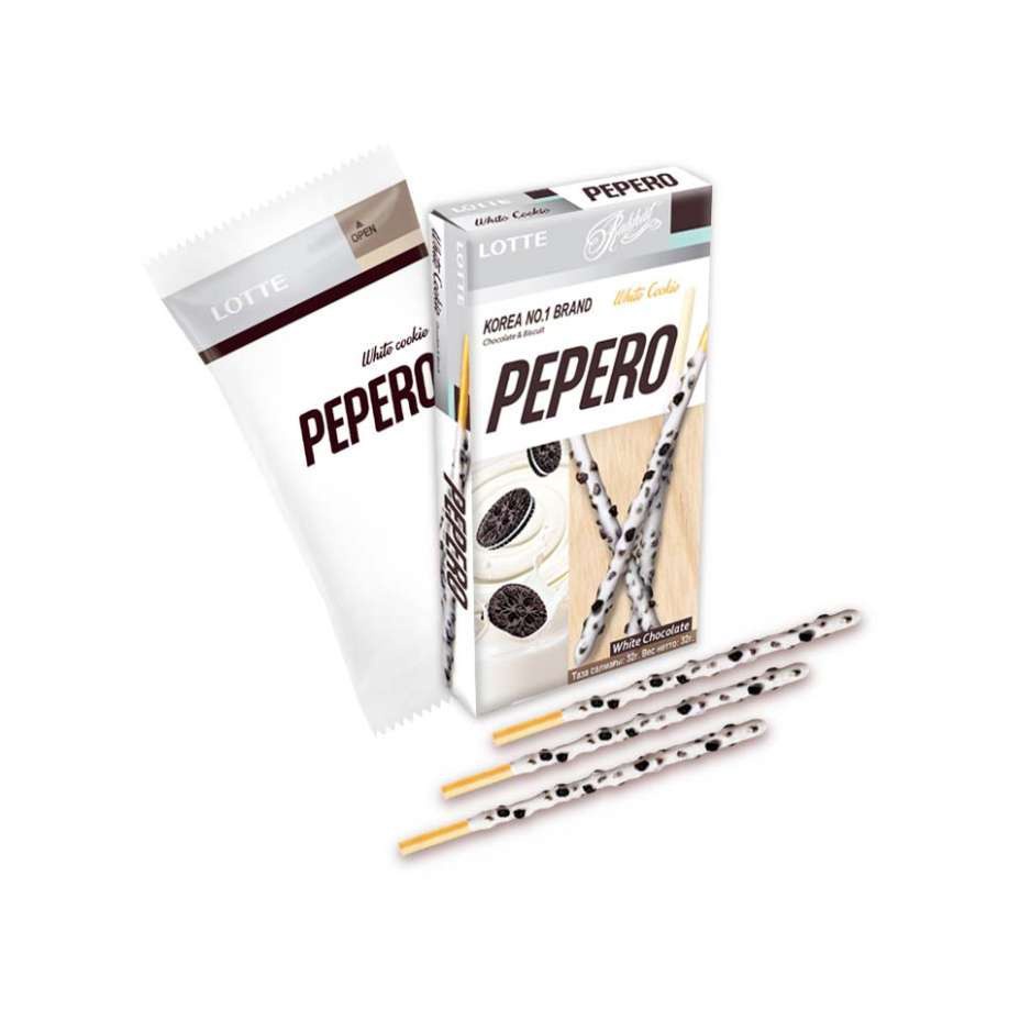 Lotte Pepero Jumbo White Cookie 256 gram