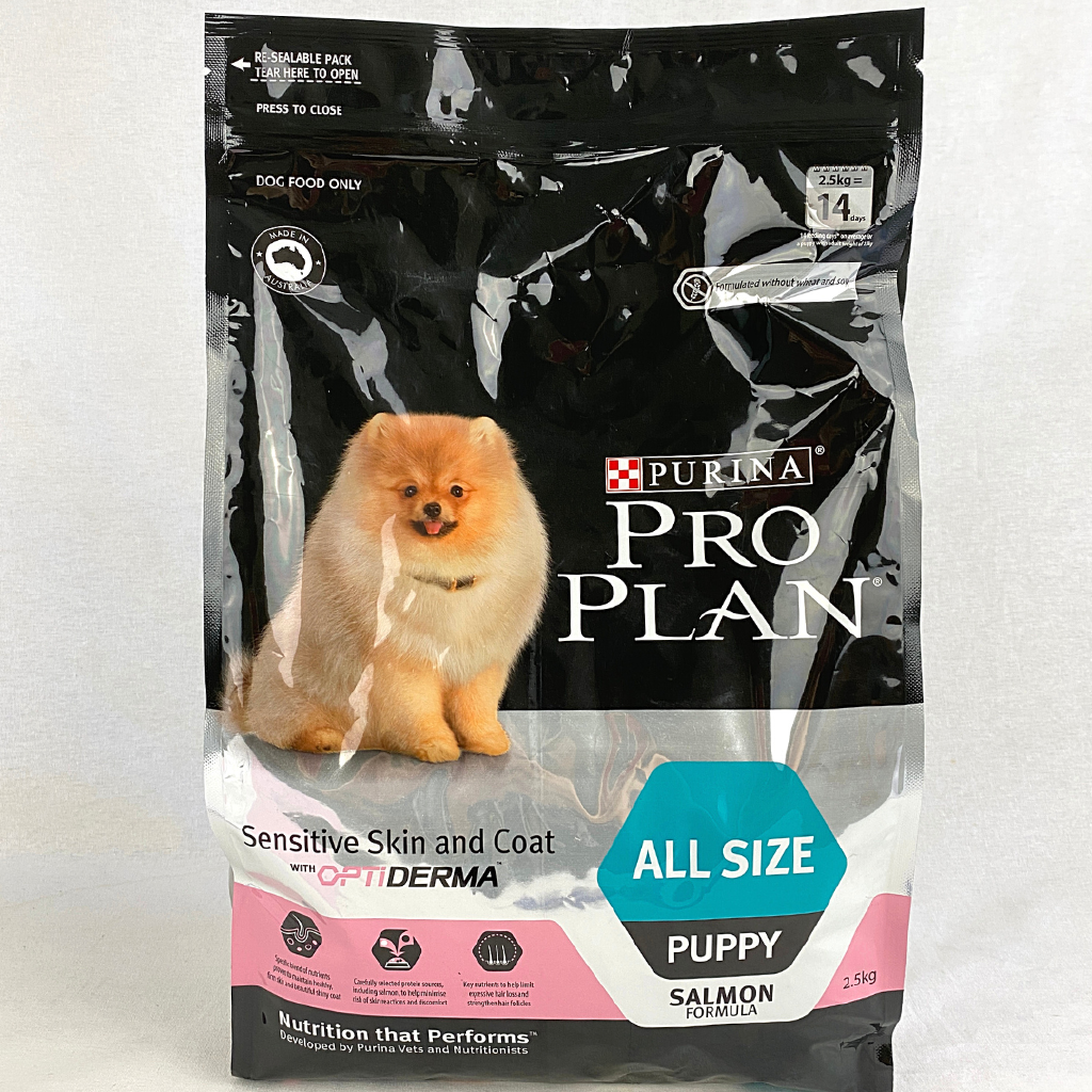 

PROPLAN Makanan Anakan Anjing Sensitive Skin Puppy SALMON 2,5kg