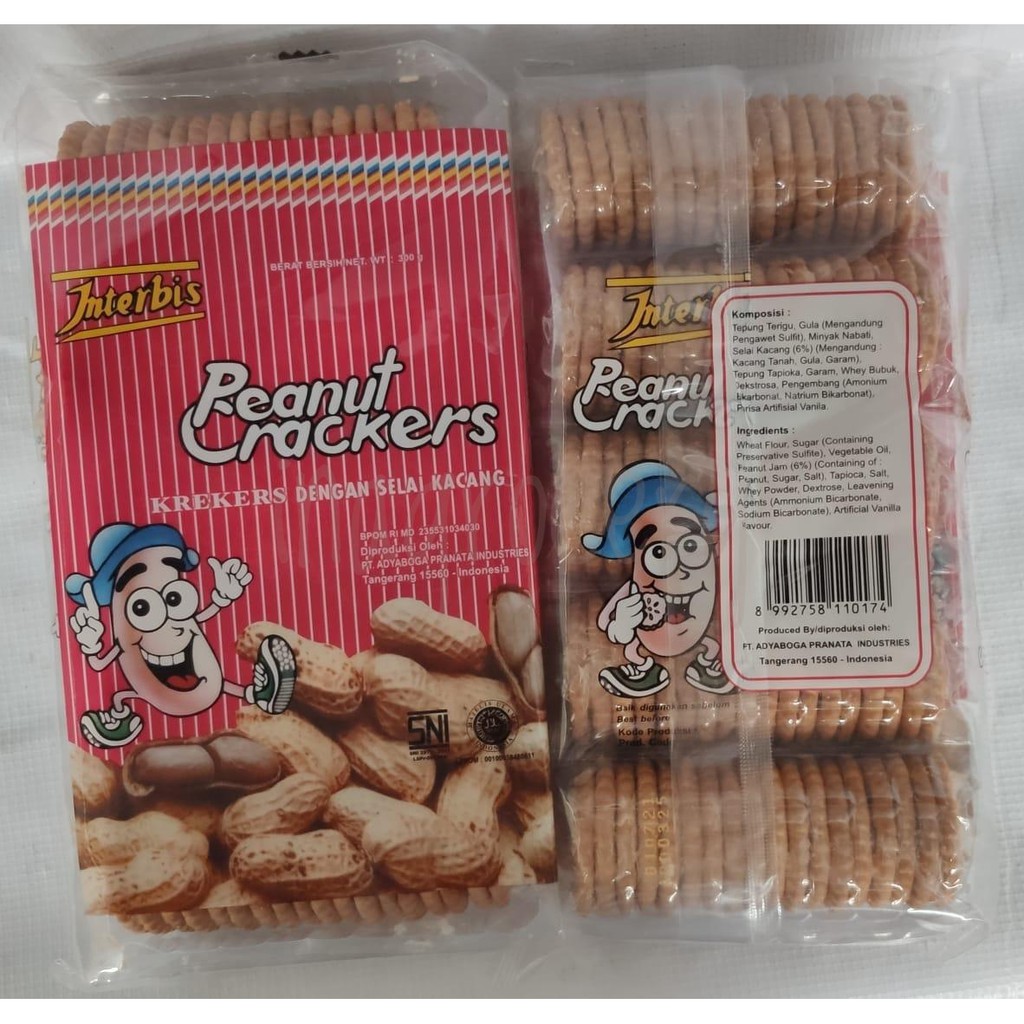 

INTERBIS PEANUT CRACKERS 300gr