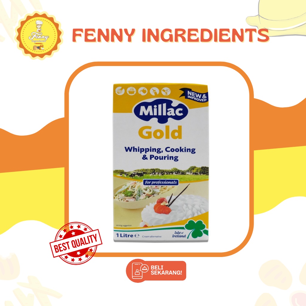 

WHIPPING CREAM MILLAC GOLD 1 L