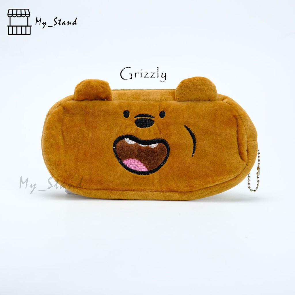

Kotak Pensil Plushy WBB We Bare Bear Plush Tempat Pensil Wadah Pensil Kostak Pouch makeup Kosmetik