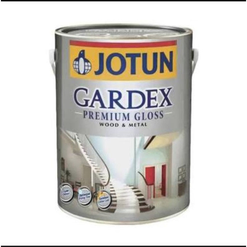 CAT MINYAK UTK KAYU & BESI JOTUN GARDEX WARNA PUTIH/WHITE (0,9 LITER)