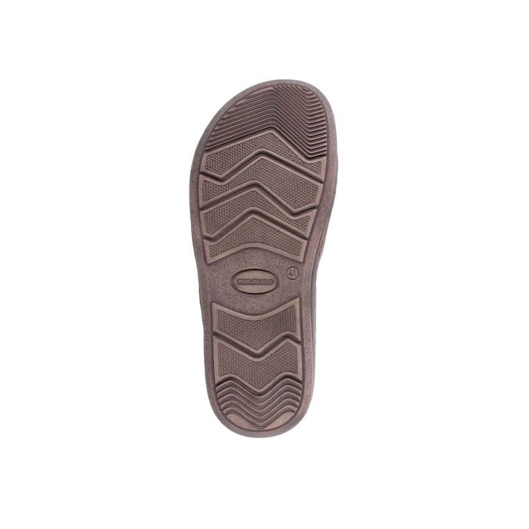 SANDAL SLIDE PAKALOLO PRIA ORIGINAL CASUAL KULIT ASLI COKLAT PB18