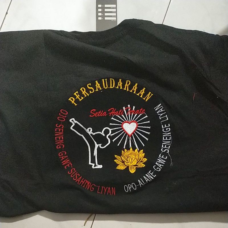 kaos PSHT bordir komputer