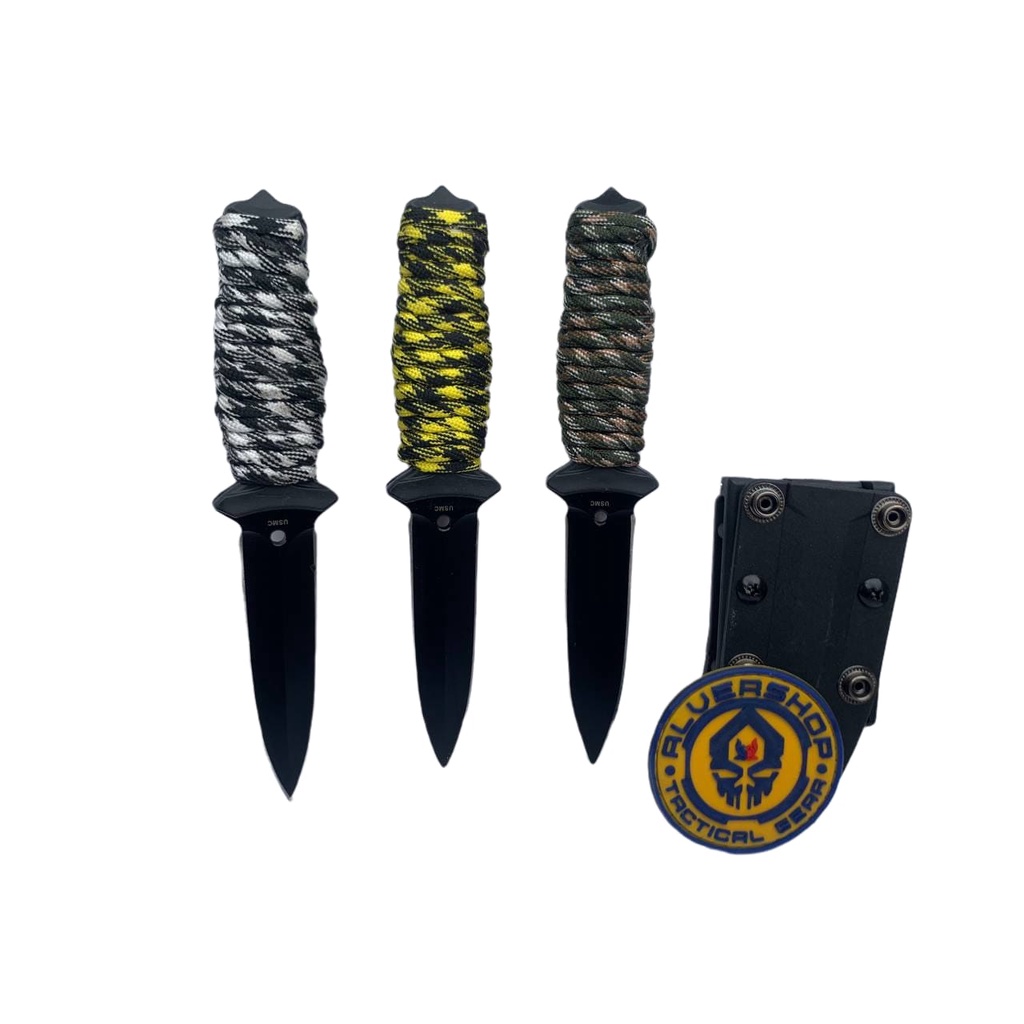 Pisau Dapur Tactical Outdoor Pisau Hutan Serbaguna Texlock Pinggang