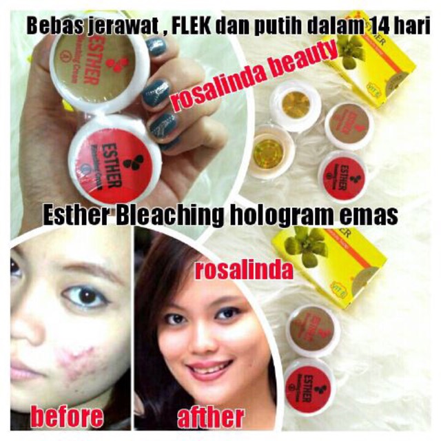 Esther BLEACHING hologram emas
