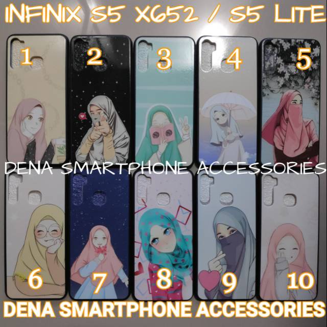 Soft Case Infinix S5 X652 Infinix S5 Lite Motif Gambar Hijab Motif Jilbab Cadar