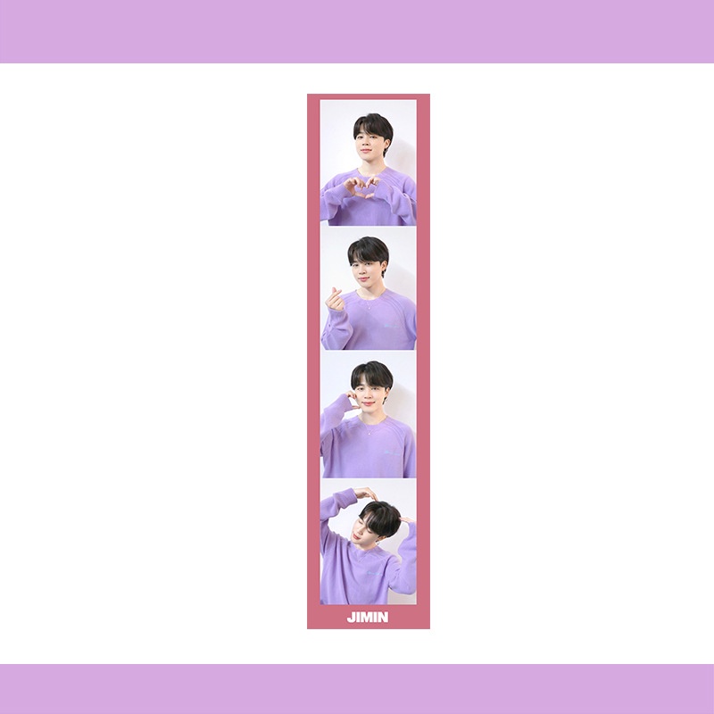 7pcs / set Pembatas Buku Desain KPOP BTS PTD 4 Grid