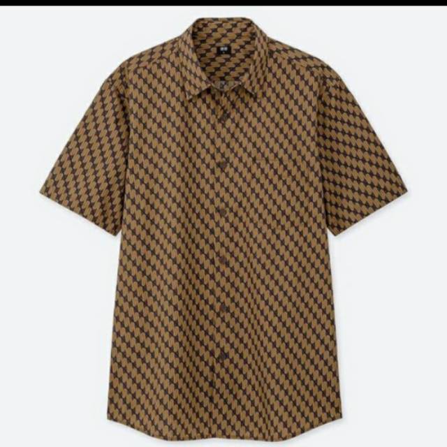 Kemeja batik pria uniqlo