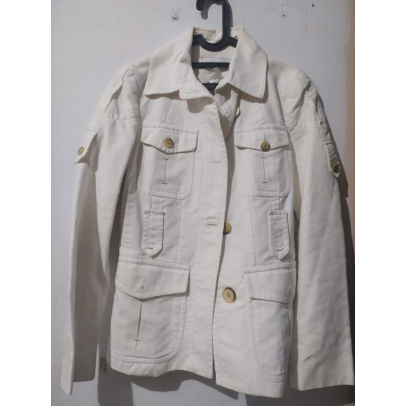 Zara Woman White Jacket Original