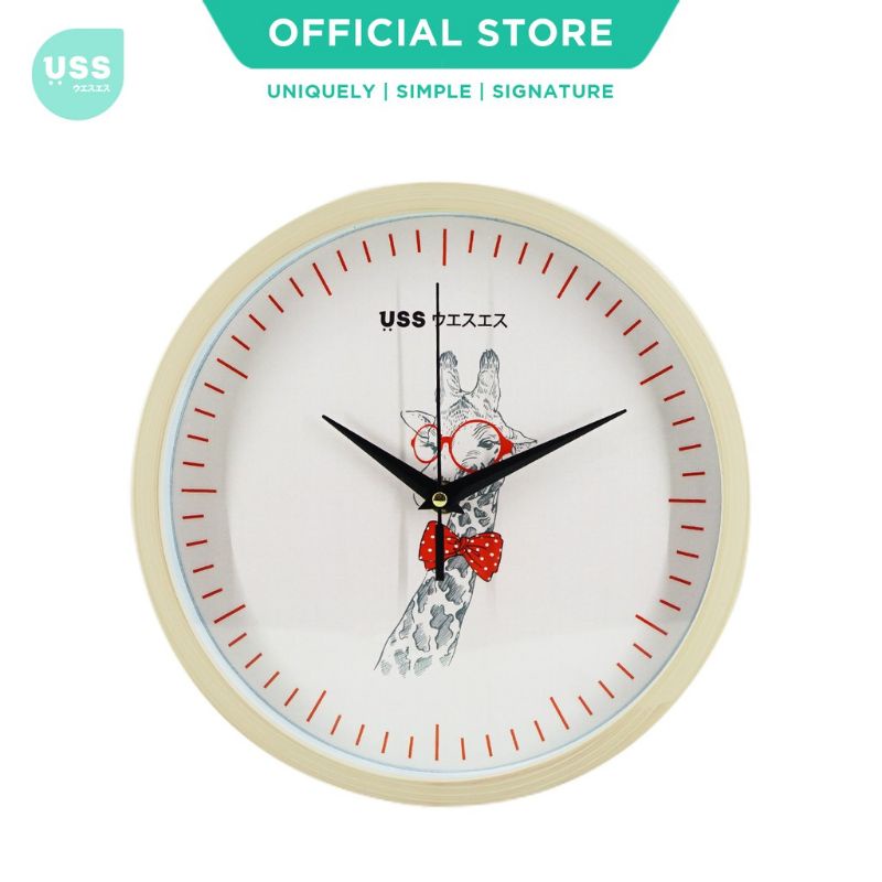 USS Usupso jam dinding karakter jerapah 25cm