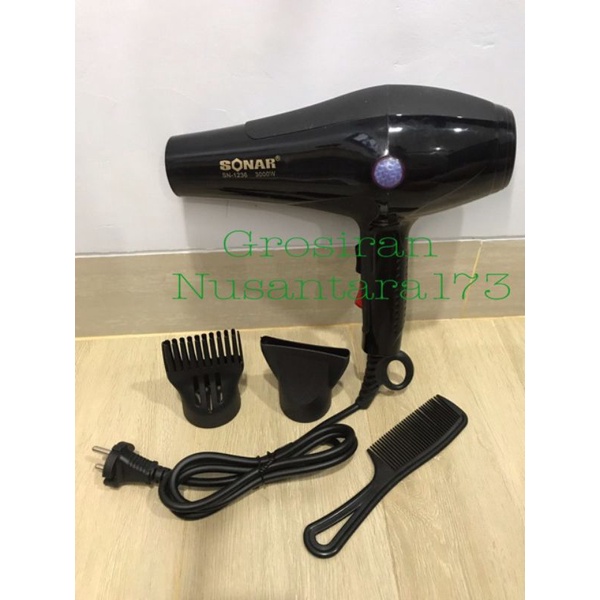 Hair Dryer Sonar SN 1236 -Alat Pengering Rambut - Hairdryer Hair Dryer Hawa Panas dan Dingin