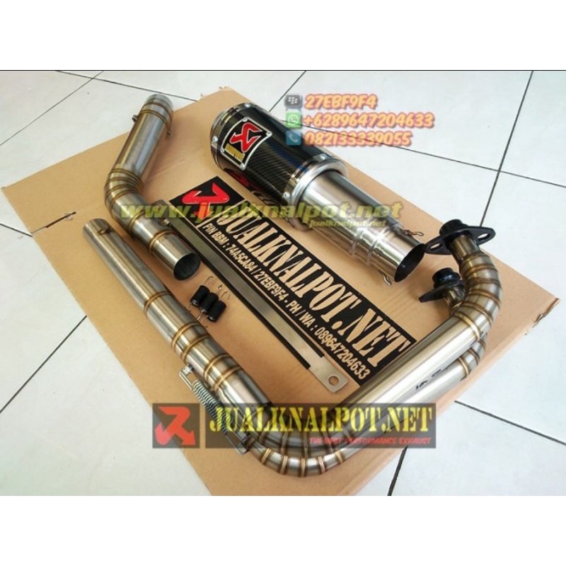 Knalpot Akrapovic GP Lorenzo Carbon Full System Yamaha R25