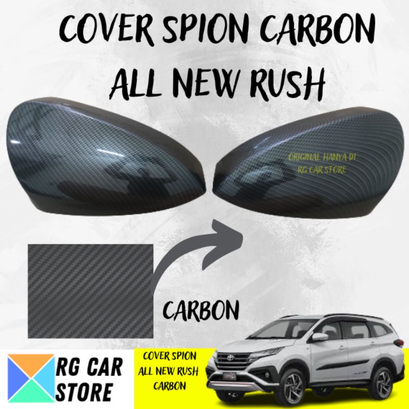 ALL NEW RUSH COVER SPION CARBON KEVLAR DIJAMIN PNP TINGGAL PASANG BERKUALITAS