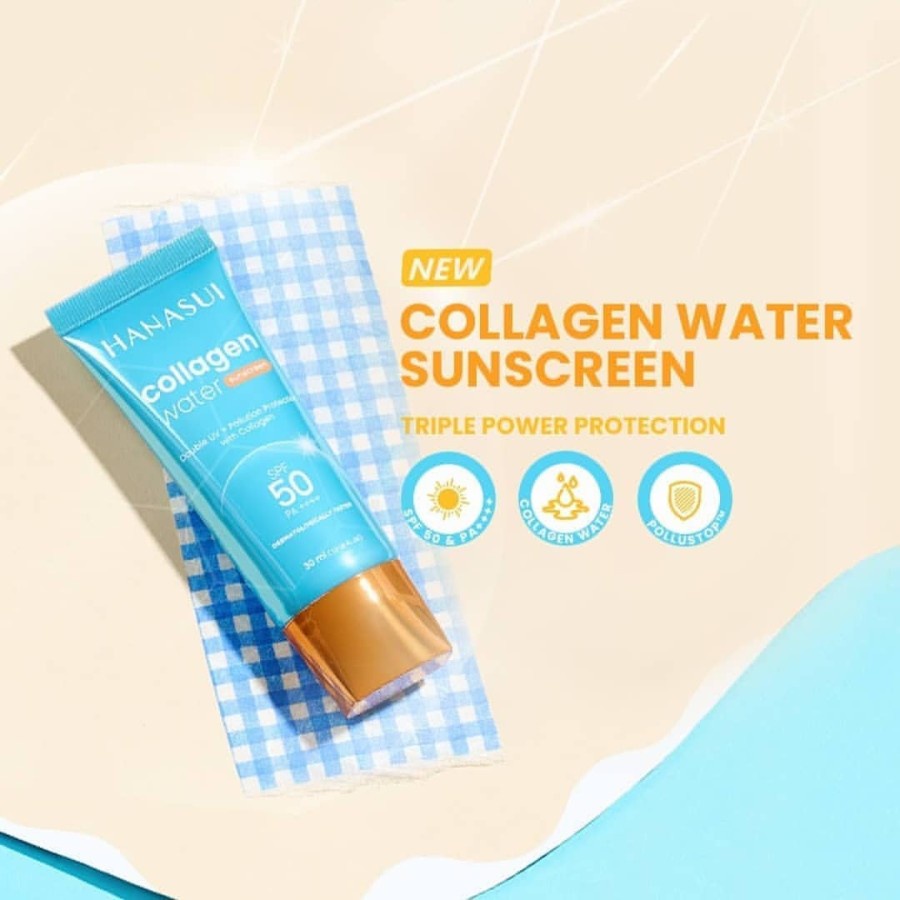 ★ BB ★ Hanasui Collagen Water Sunscreen SPF 50 PA ++++ - SPF30 PA+++ 30ml