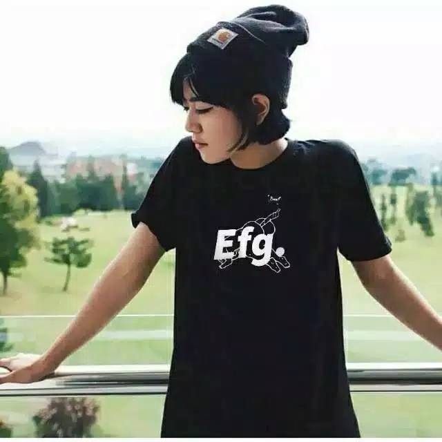 BAJU PRIA KAOS DISTRO EFG BAJU TERMURAH ATASAN NYAMAN BAJU SANTAI RACINGHELL GREEN LIGHT UNISEX 420