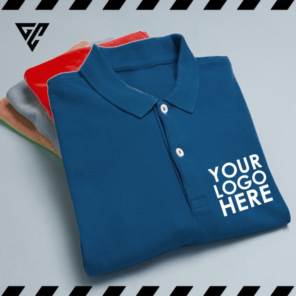  Kaos  T Shirt New State Apparel NSA  Polo Custom Logo 