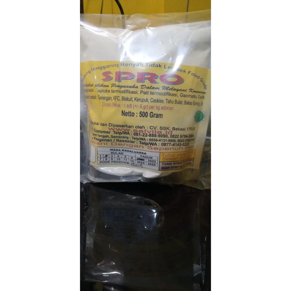 

Spro Tepung Penggaring Renyah Tidak Lembek Food Grade