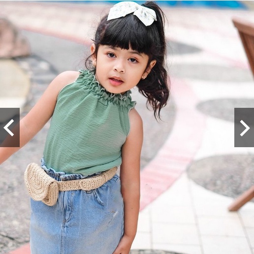 GEMPI GEMPI BLOUSE BAJU ANAK PEREMPUAN / ATASAN BALITA ANAK PREMPUAN LENGAN BUNTUNG 0-7 THN GEMPITA