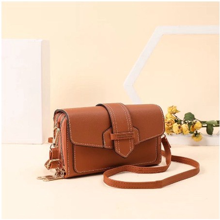 Tas Selempang Kulit Wanita Multifungsi Dompet Hp Cewek Mini Bag FY C270-3 ORIGINAL IMPORT