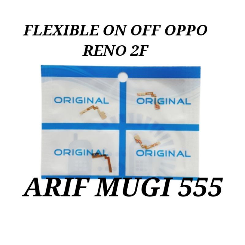 Flexible Flexible Tombol on off Oppo Reno 2F Original