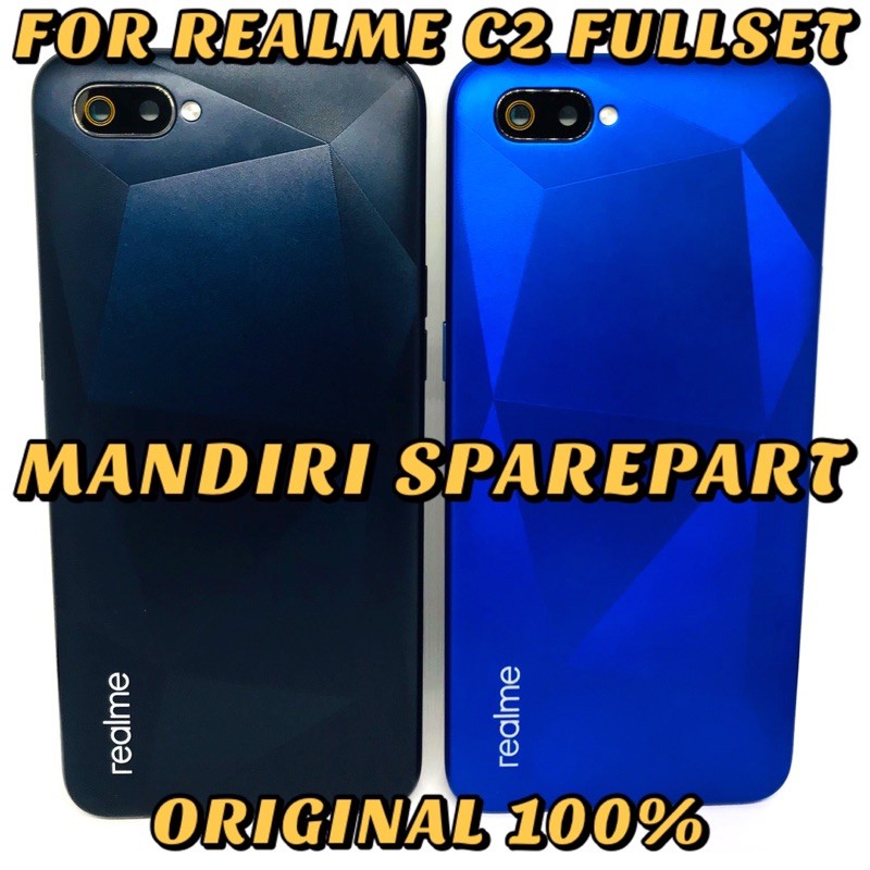 CASING BACKDOOR BACK REALME C2 FULLSET BACKDOOR REALME C2 FULLSET TOMBOL
