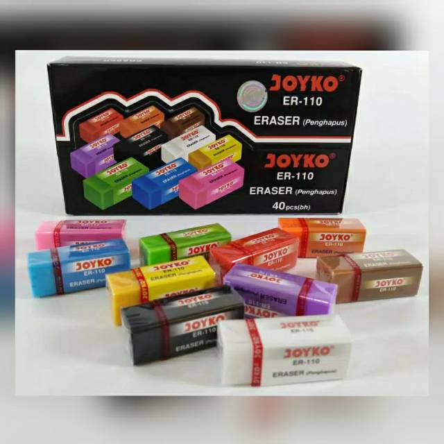 

penghapus pensil warna warni kecil