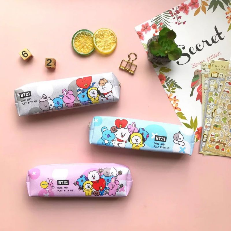 

Kotak Pensil BT21 / Case BT21 / Kotak Pensil BT21 Karakter Korean Style