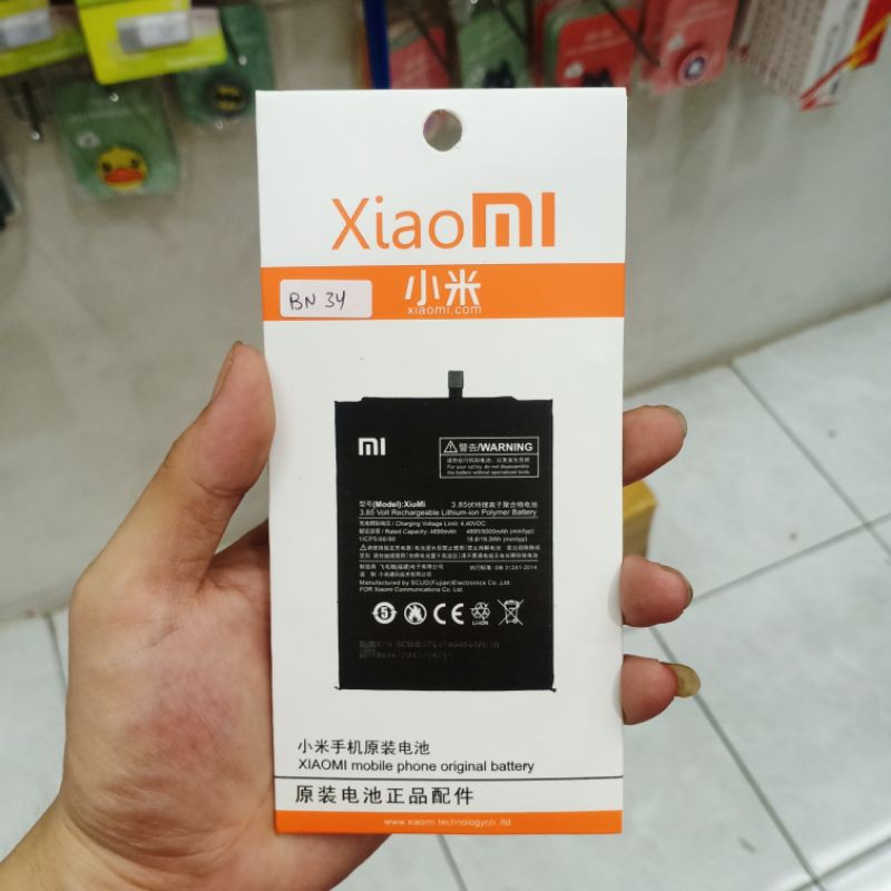 Batt Baterai Battery XIAOMI Redmi 5A BN 34 Original