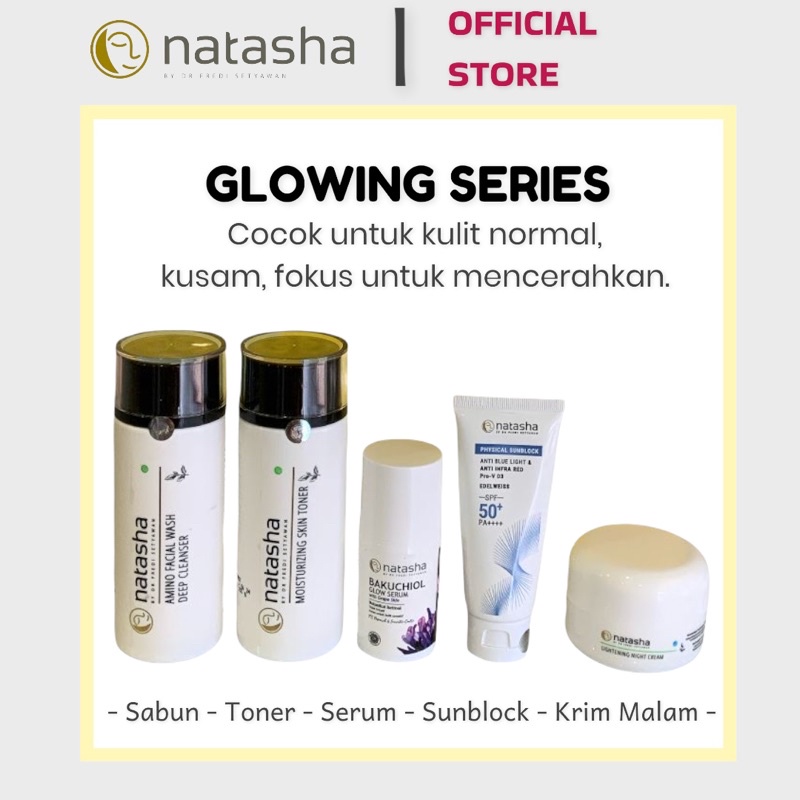NATASHA SKINCARE PAKET GLOWING SERIES