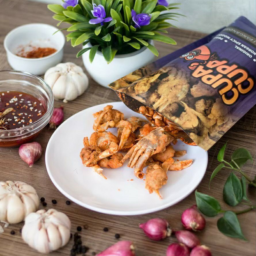

Kepiting Kering Krispi Cupa Cupa Asli Pangdaran 50g