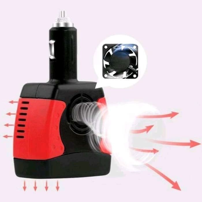 USB Power Car Charger Inverter gadget hp 150W 220V AC EU Plug JACK 5V