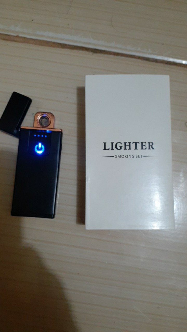 Korek Api Elektrik Fingerprint Touch Sensor Led Display Power