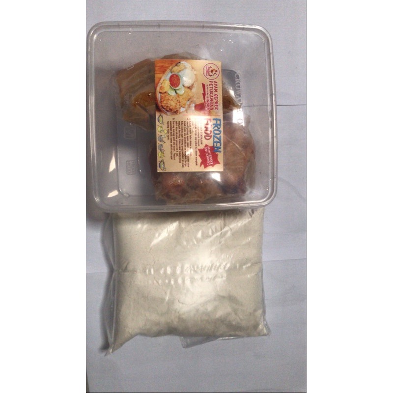 

Ayam geprek siap goreng