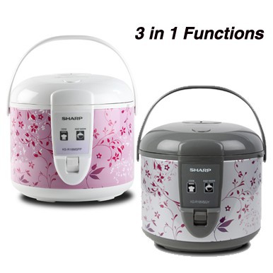 Magic Com / Rice Cooker Sharp KSR18MS Motif Bunga 1,8 Liter