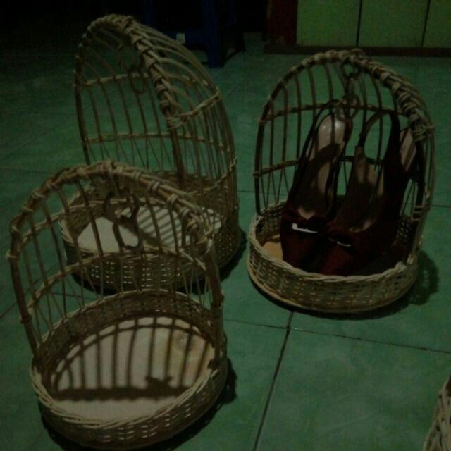 Keranjang Sangkar Ayun 1 Set Isi 3 Pcs Set Kain Tile 3 Meter Warna Custom Sangkar Burung