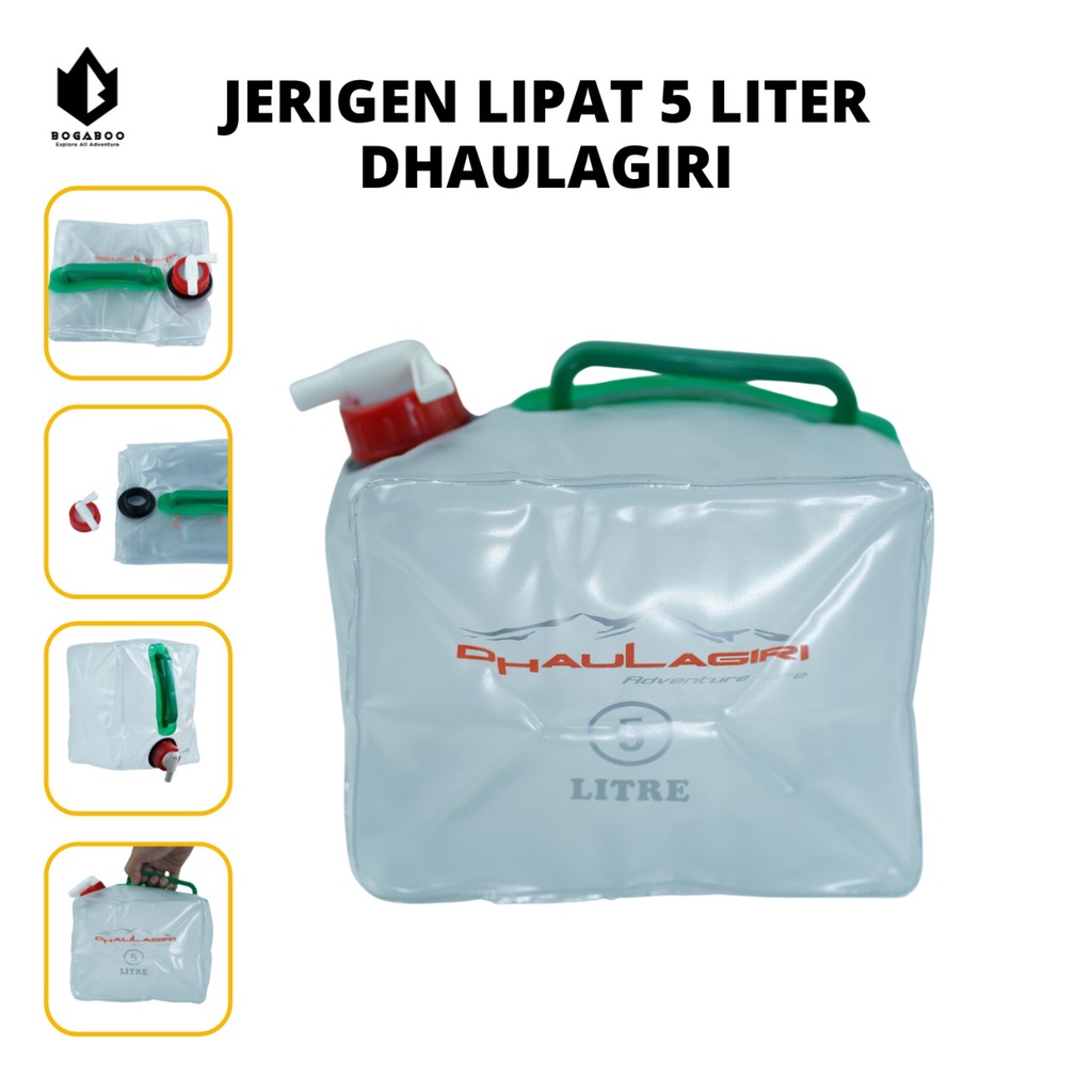 Jerigen Lipat DHAULAGIRI - Galon lipat water Tank Ukuran 5L - 10L - 20L derigen derijen lipat penyimpanan air