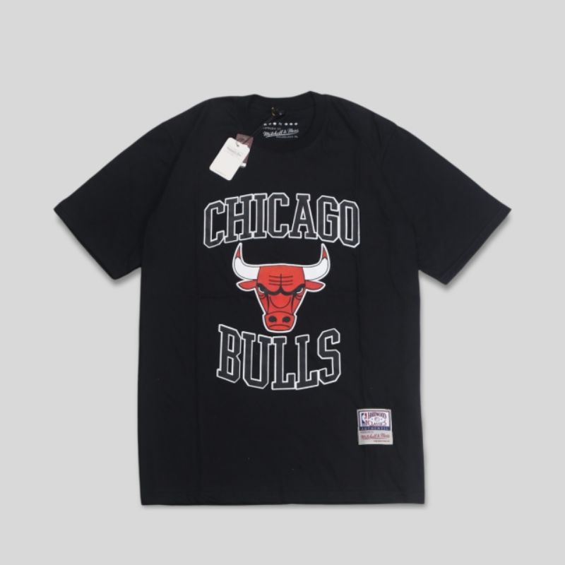 KAOS CHICAGO BULLS MITCHELL & NESS | BAJU CHICAGO BULLS | T-SHIRT CHICAGO BULLS FULL TAG PREMIUM