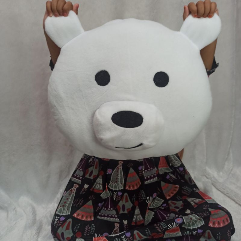 Bantal We Bare Bears Panda Beruang Bear 40cm BONEKA